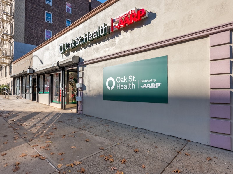 The exterior of the Washington Heights primary care clinic in New York, New York.