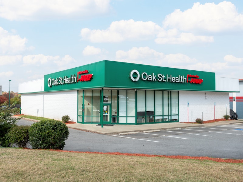 The exterior of the Oak Forest primary care clinic in Little Rock, Arkansas.